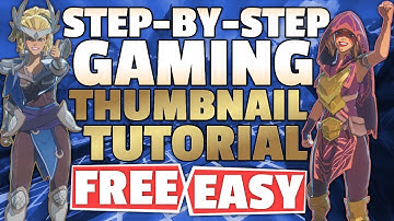 How to Make a Gaming YouTube Thumbnail for FREE using GIMP and In-Game Resources