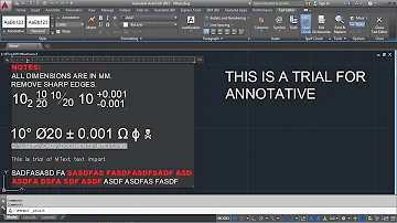 How do I open text editor in AutoCAD?