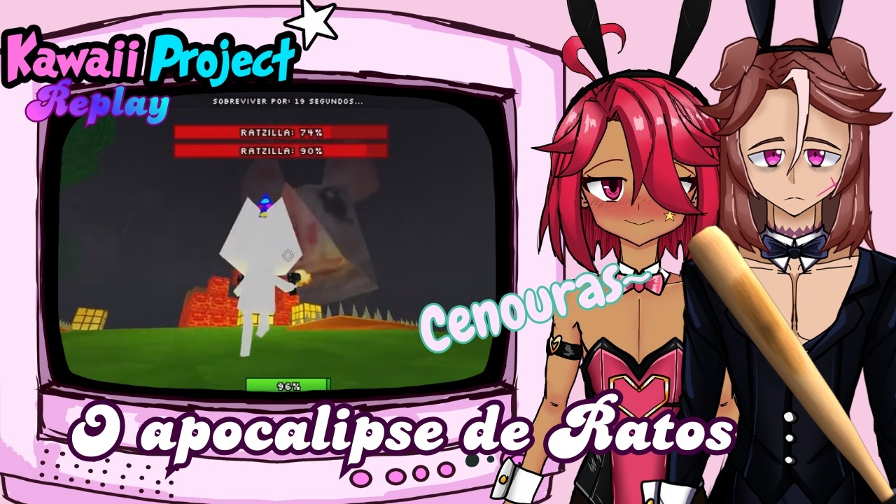 Pochi e Marli C sobrevivendo a um apocalipse da Ratos [Kawaii Project: Replay]
