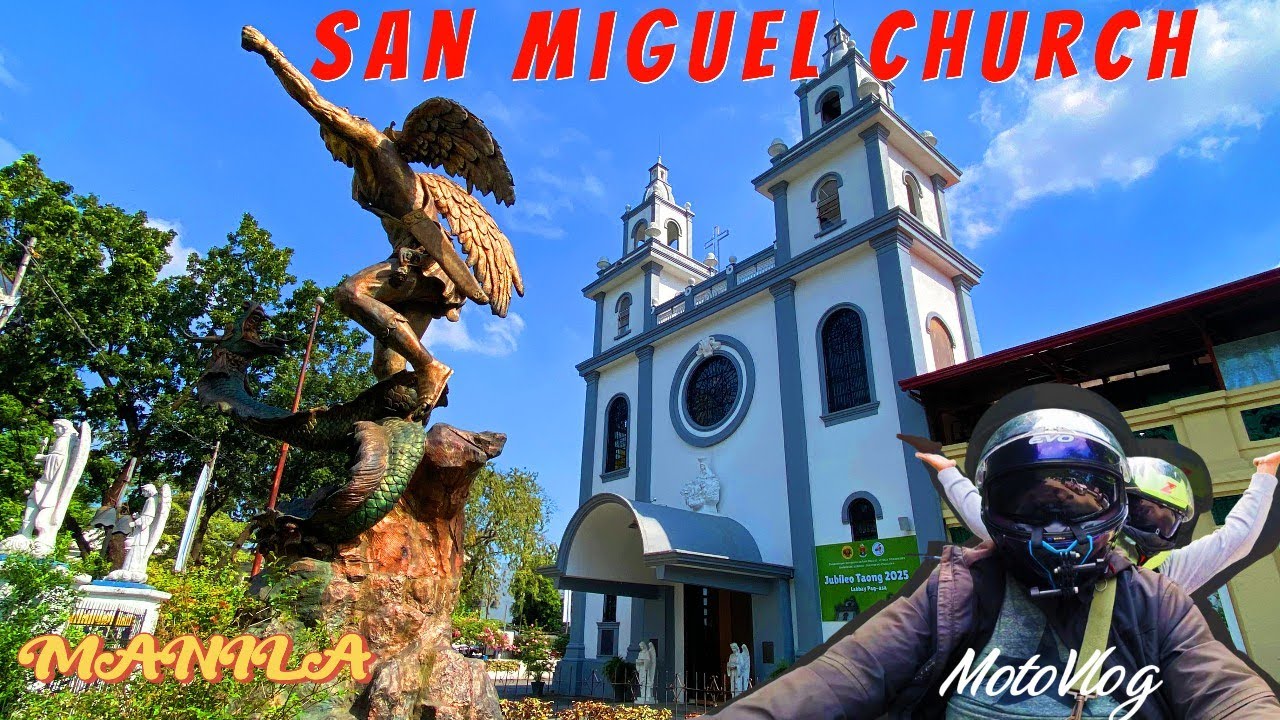 San Miguel Church | Manila | Moto vlog | Church vlog