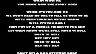 Lyrics - Rock N Roll by Avril Lavigne