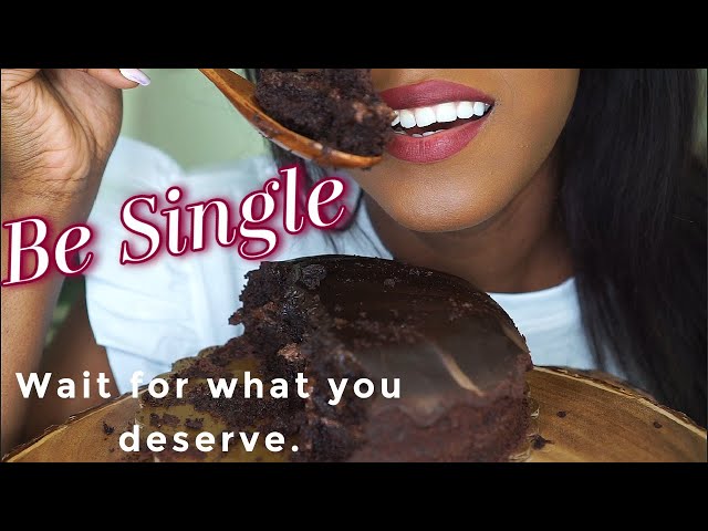 ASMR | CHOCOLATE CAKE | Reasons To Be Happy You Are Single! | Motivational Sunday | EP 1