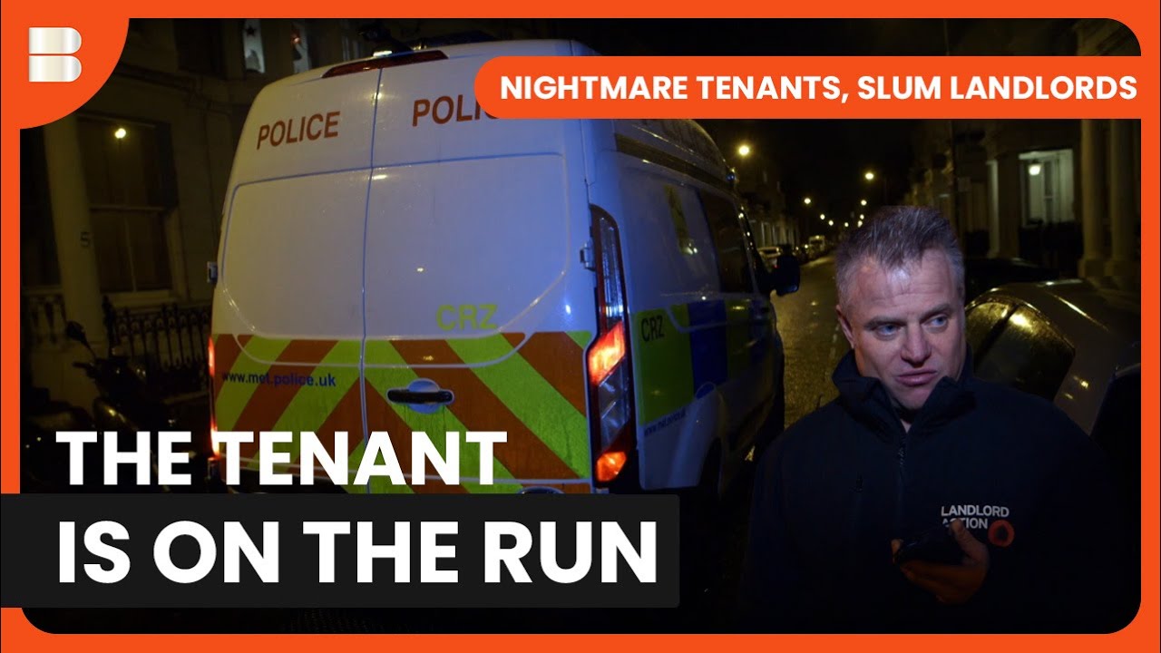 Documentary backdrop image for The Tenant Is On The Run From The Police (2025)