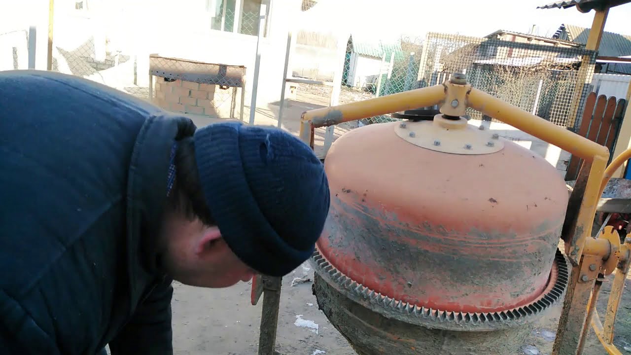 Капитальная ревизия (тех.обслуживание) бетономешалки 130 литров - YouTube