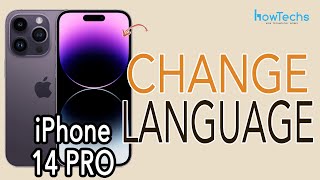 iPhone 14 Pro - How to Change Language | Howtechs