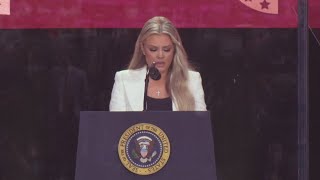 Charlie Kirk's widow, Erika, vows to carry on his work at memorial service
