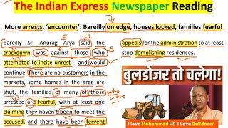 Learn English Reading | The Indian Express Newspaper | Learn How to Read English Newspaper screenshot 1