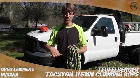Teufelberger 11.5 Tachyon Climbing Rope - TreeStuff.com Custom Greg Lammers