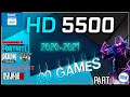 Intel graphics 5500 in 20 games   2021  part 1