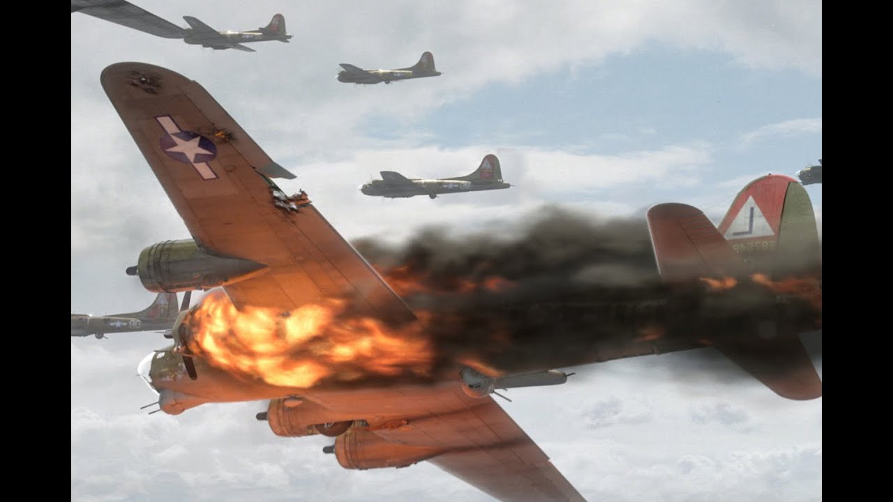 Colour (RARE) Footage Of B 17s VS. Luftwaffe YouTube - 1278x854 - jpeg B 17 Losses Ww2
