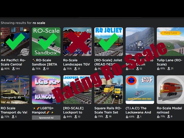 Rating Ro Scale games on Roblox! 