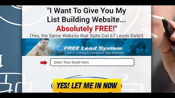 Free Lead System Review 2020 sign up Free Lead Capture Page & Autoresponder Lead Lightning