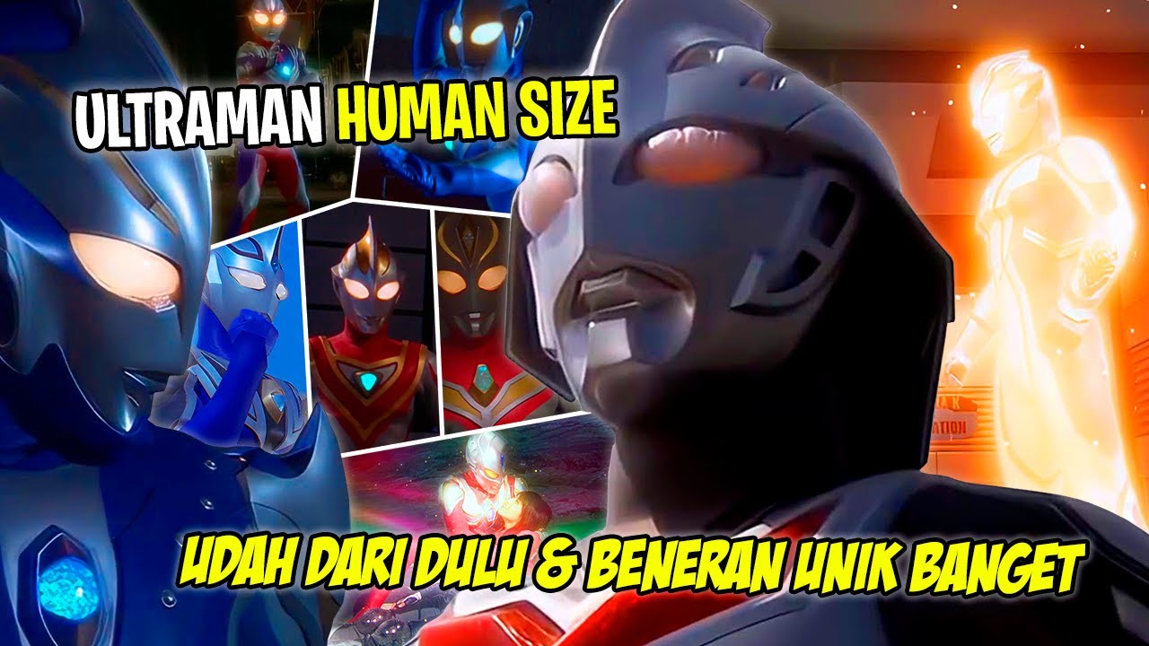 ULTRAMAN RASA KAMEN RIDER !! JADI KECIL - Bahas Semua Ultraman Yang Pernah Menjadi Human Size