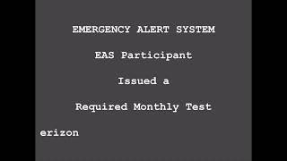 Verizon FiOS EAS Mock: NYC Required Monthly Test from 4/9/2025 (Retro EASyPLUS Style)