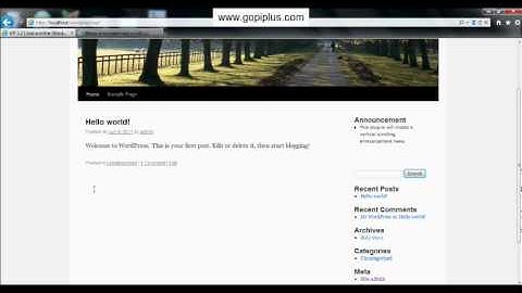 gopiplus com news announcement scroll wordpress plugin