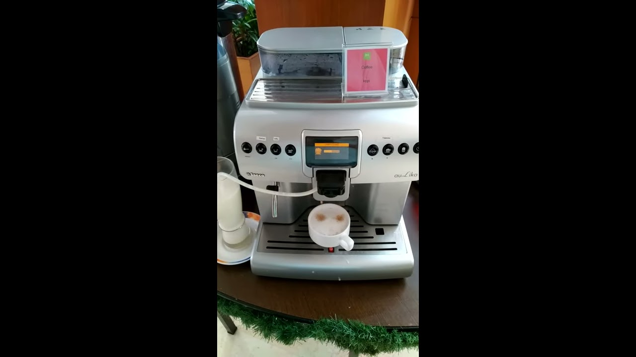 Coffee Machine SAECO - YouTube