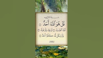 قران كريم/سورة الاخلاص بصوت الشيخ محمد المحيسني #قران_كريم #quran #راحة_نفسية #أزهر