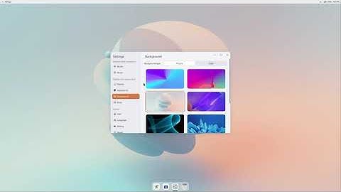 Cutefish Shell very basic demo in Arch linux