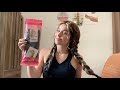 Trying SARLA Halo Hair Extensions From Amazon
