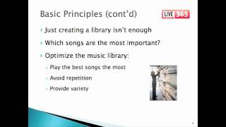 Principles of Programming Music Radio Part 1