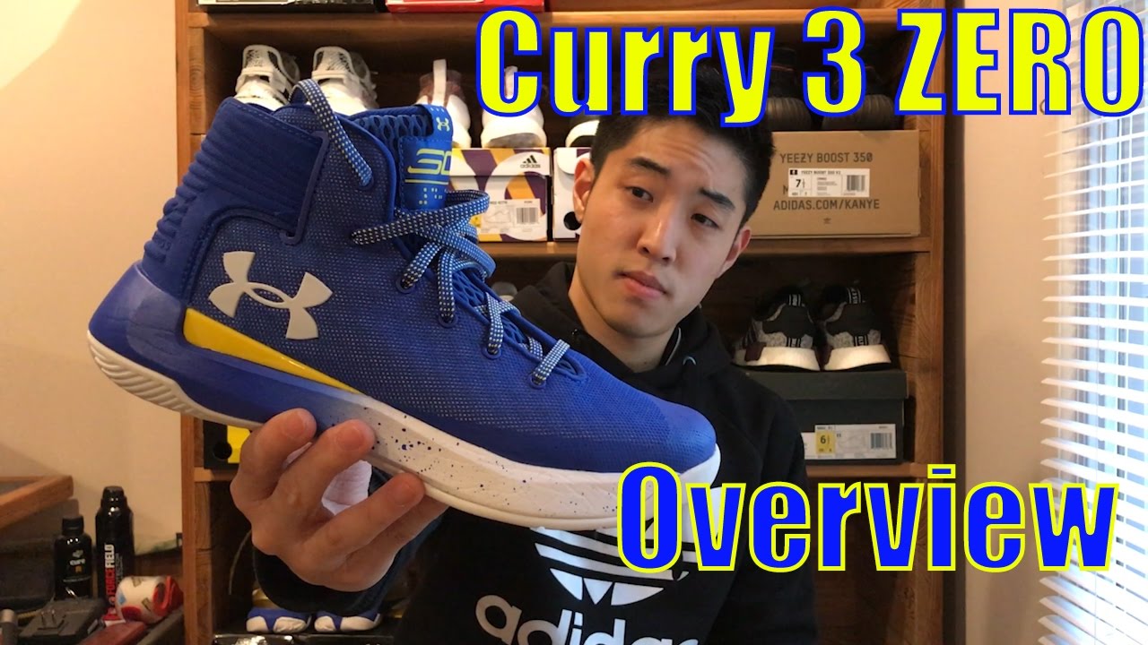 Under Armour Curry 3 ZERO Review - YouTube