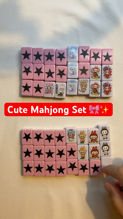 Mahjong Magic | Cute Mahjong Tiles with Cartoon Characters ๐โจ | Fun & Colorful Set