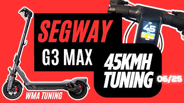Segway G3 45kmh Tuning - Cruise Control, Zero Start & Brake Trick - IOS & Android