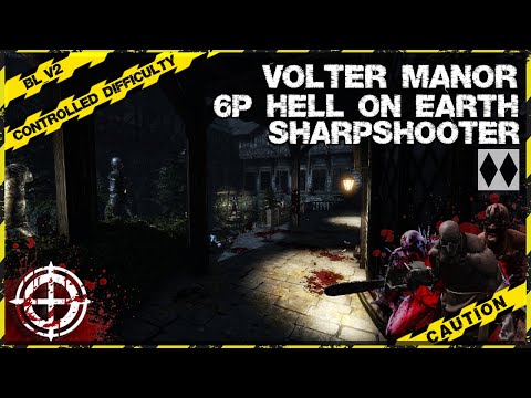 Killing Floor 2: Hell on Earth 6P Sharpshooter Volter Manor Waves 7/10 [BL_V2]