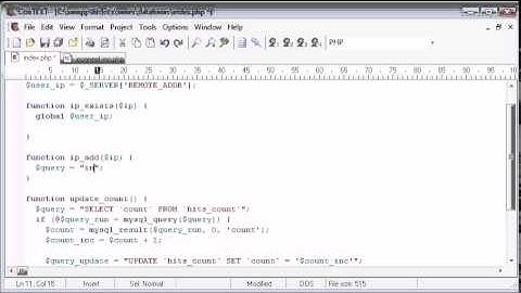 125   Creating a Database Hit Counter Part 3   PHP Tutorials