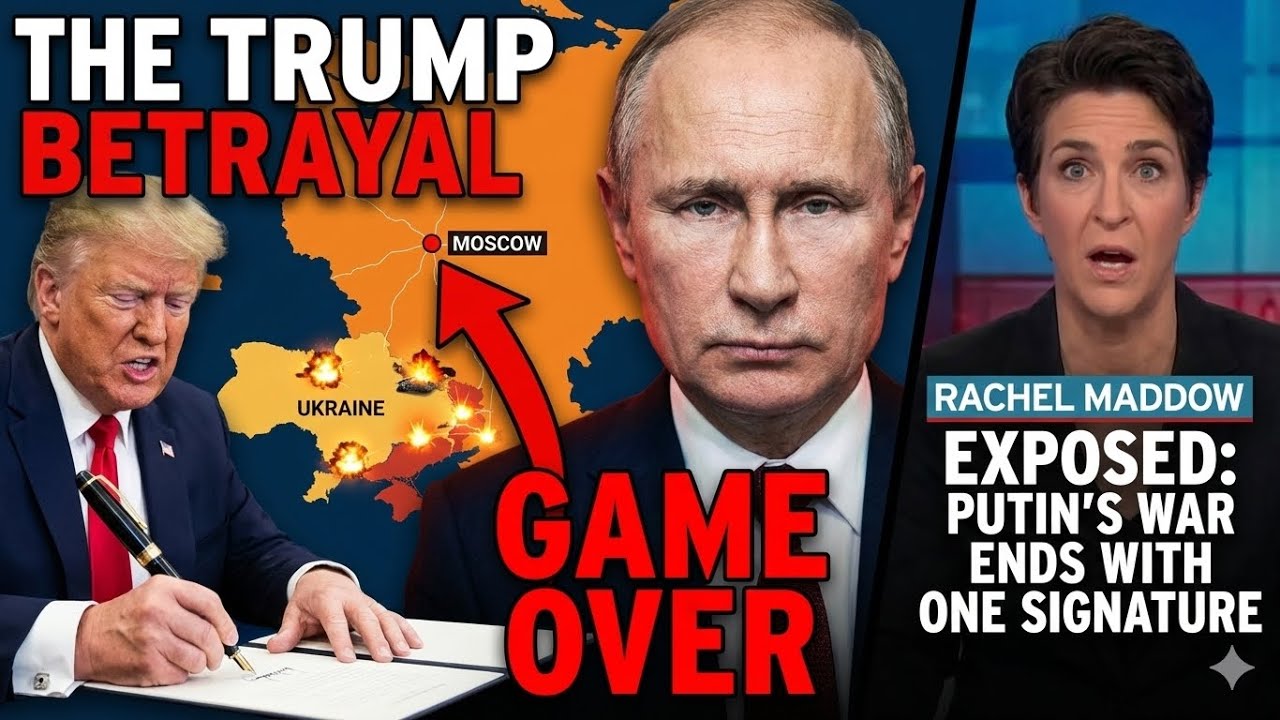 GAME OVER" Trump Ends Putin’s War with One Signature (Russia is Done)| Rachel Meddow