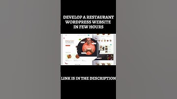 Develop a restaurant wordpress website in few hours #shorts #viral #youtubeshorts