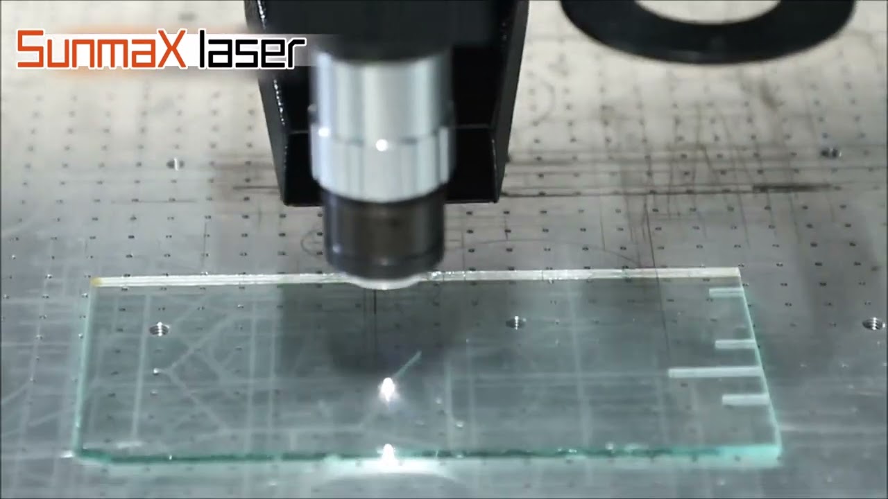 ピコ秒レーザー加工機 PSシリーズ ガラス切断｜サンマックスレーザー