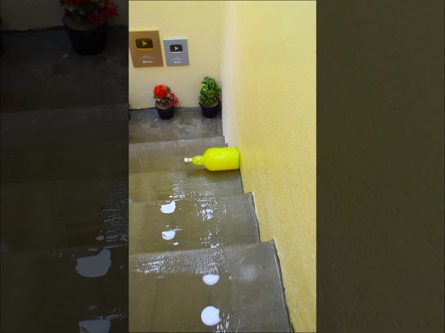 Yellow glass bottle!