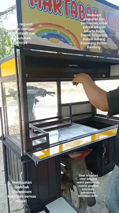 Gerobak Motor Martabak Mini