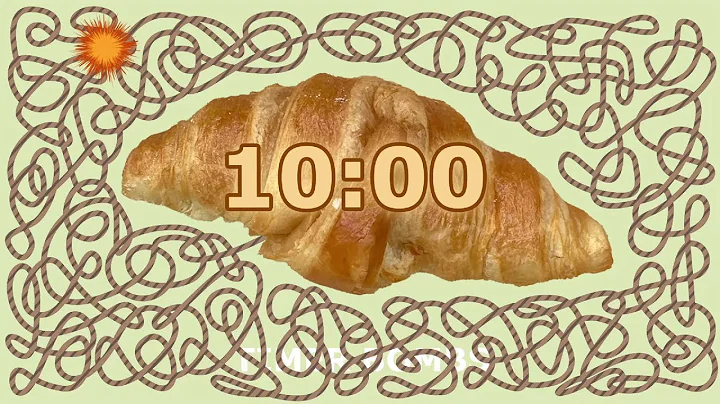 10 Minute Croissant 🥐 Timer Bomb 💣 | Great for Focus, Break, and Work