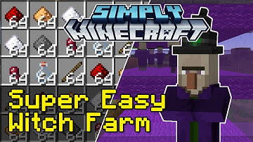 Easy Witch Farm Tutorial | Simply Minecraft (Java Edition 1.17/1.18)