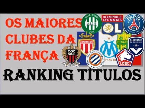 Vídeo: Qual Clube De Futebol Tem Mais Títulos Na França