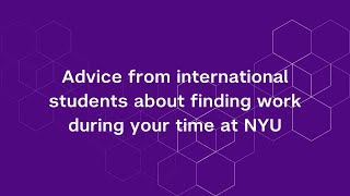 Advice About Finding Work During Your Time at NYU