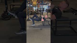 Single leg hip thrust