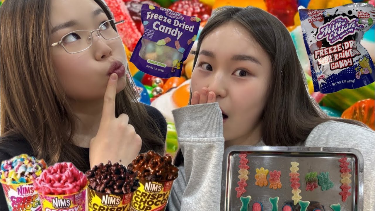 Алдарт чихэр идэж үзлээ.(Tiktok snacks)🍭