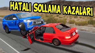 HATALI SOLLAMA KAZALARI // HONDA PERT ETTİM / BeamNG.drive