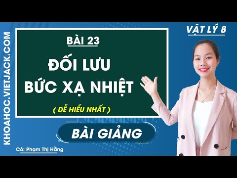 Đối lưu Bức xạ nhiệt - Bài 23 - Vật Lí 8 - Cô Phạm Thị Hằng (DỄ HIỂU NHẤT)