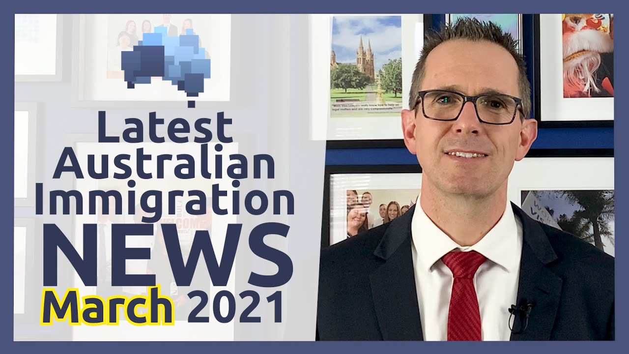 Latest Australian Immigration News March 2021 Jan Skillselect Sa List Opens Tas Offshore 491 Youtube