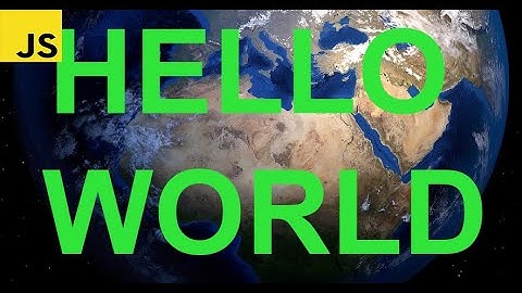 Javascript Hello World - An introduction to console.log()