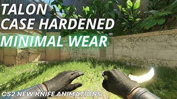 Talon Knife Case Hardened (Minimal Wear) | CS2 Skin Showcase with NEW Animation