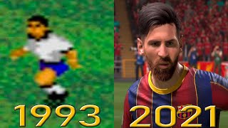 Evolution Of FIFA Games 1993 - 2021