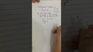 Find the Pythagorean triplets? Explaining with examples #maths #mathsarea #pythagoras_theorem