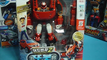 또봇 어드벤처Z 변신동영상 스파이더건도 들어있어요 로봇자동차 장난감 Tobot Robot car toys