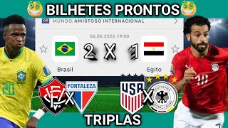 PALPITES DE FUTEBOL PARA HOJE 06 06 2026 SÁBADO COM BILHETES PRONTOS| Palpites da hora