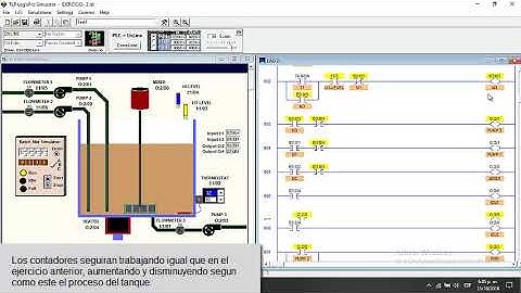 Batch Mixing Applying PLC ejercicio 3